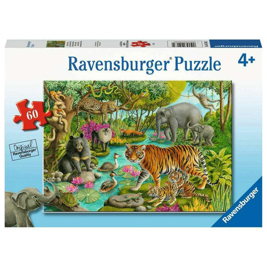 Toys N Tuck:Ravensburger 60pc Puzzle Animals of India,Ravensburger