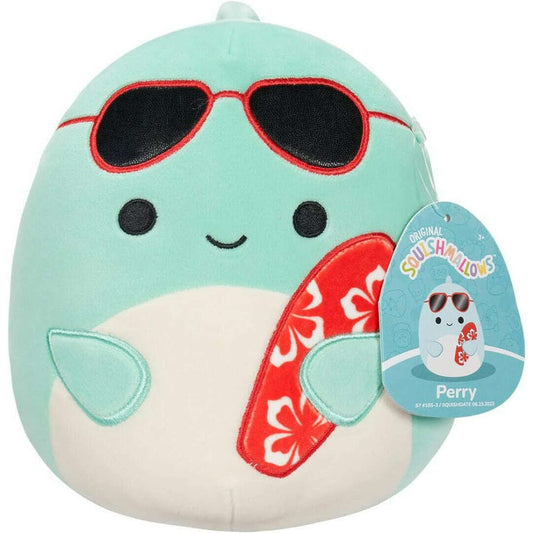 Toys N Tuck:Squishmallows 7.5 Inch Plush - Perry The Dolphin,Squishmallows