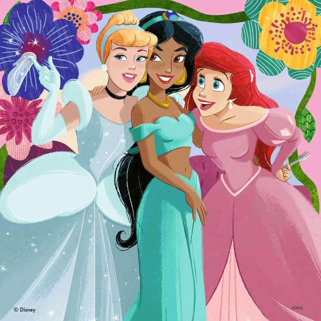 Toys N Tuck:Ravensburger 3 x 49pc Puzzles Disney Princess,Disney Princess