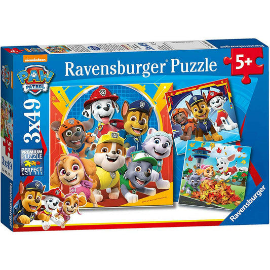 Toys N Tuck:Ravensburger 3 x 49pc Puzzles Paw Patrol,Paw Patrol