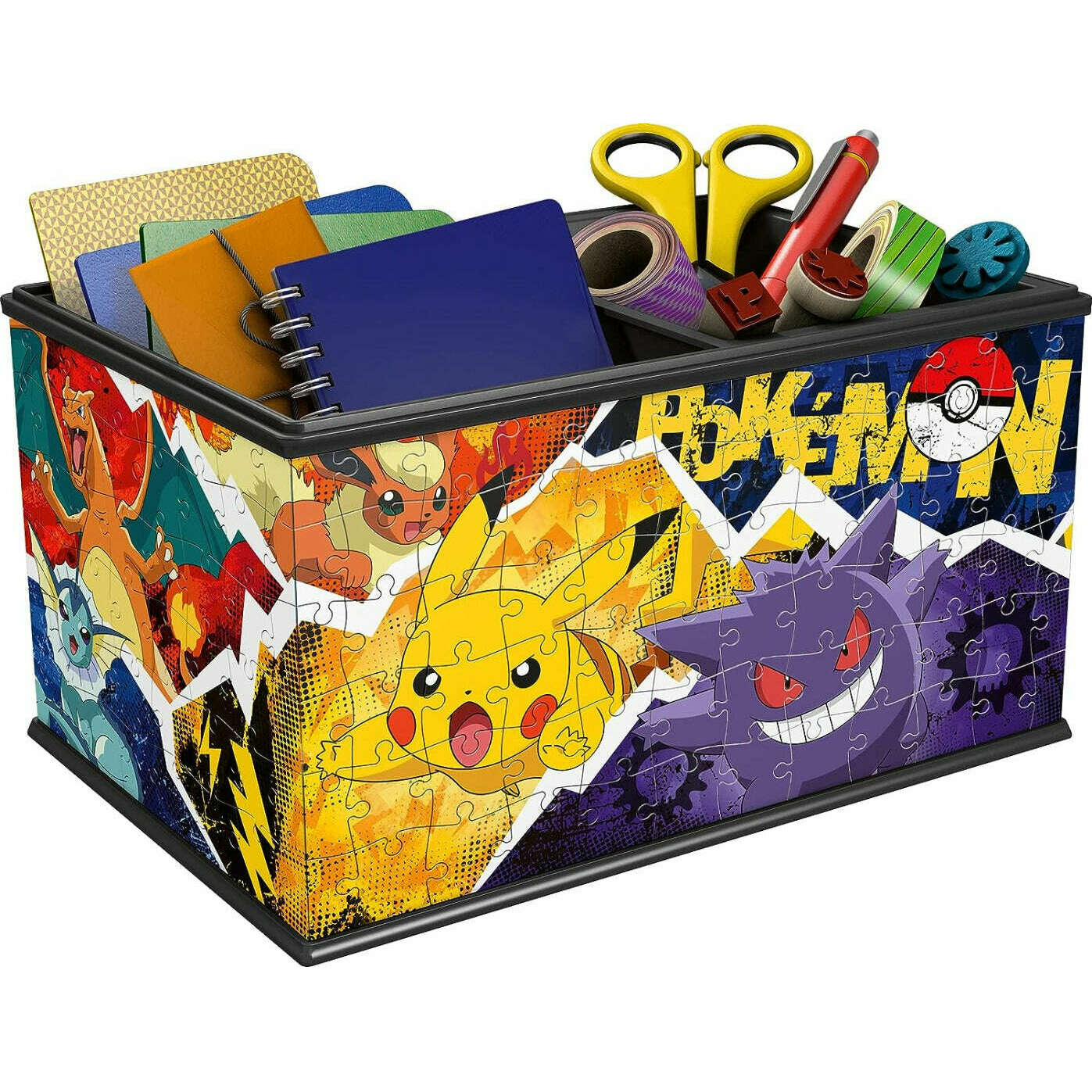 Toys N Tuck:Ravensburger 3D 216pc Storage Box Puzzle Pokemon,Pokemon
