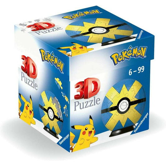 Toys N Tuck:Ravensburger 3D 54pc Puzzle Pokemon Quick Ball,Pokemon