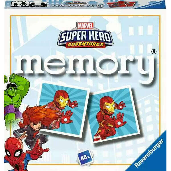 Toys N Tuck:Ravensburger Mini Memory Game Marvel Super Hero Adventures,Marvel
