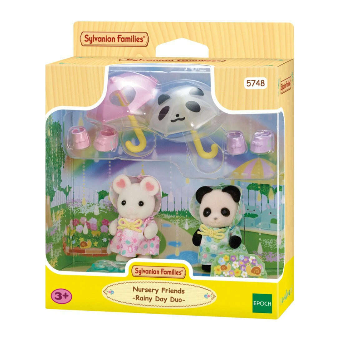 Toys N Tuck:Sylvanian Families Nursery Friends Rainy Day Duo,Sylvanian Families