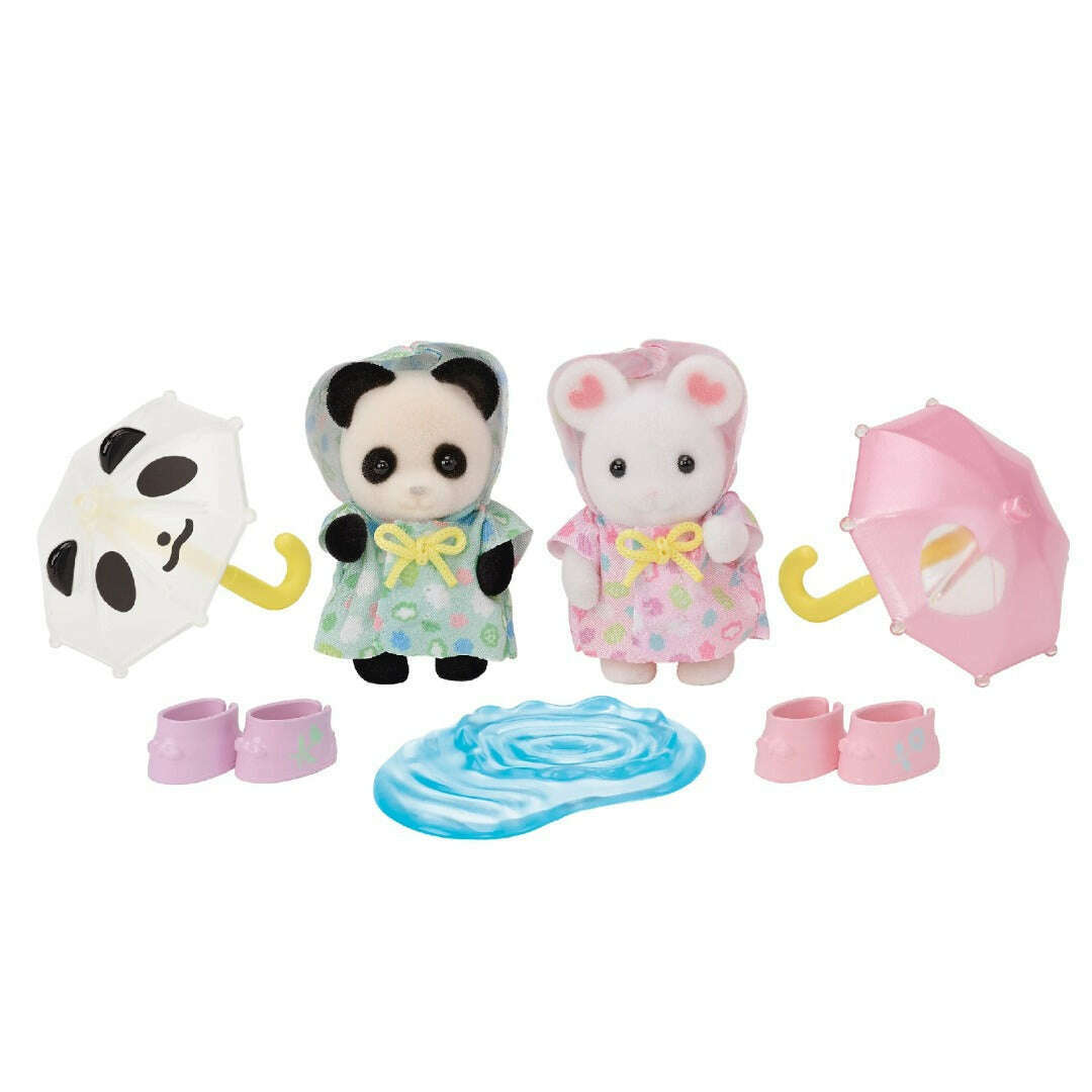 Toys N Tuck:Sylvanian Families Nursery Friends Rainy Day Duo,Sylvanian Families