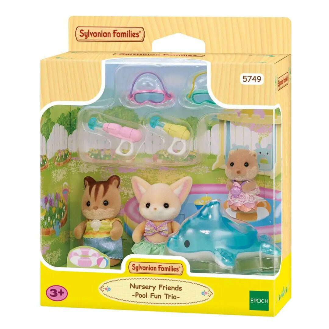 Toys N Tuck:Sylvanian Families Nursery Friends Pool Fun Trio,Sylvanian Families