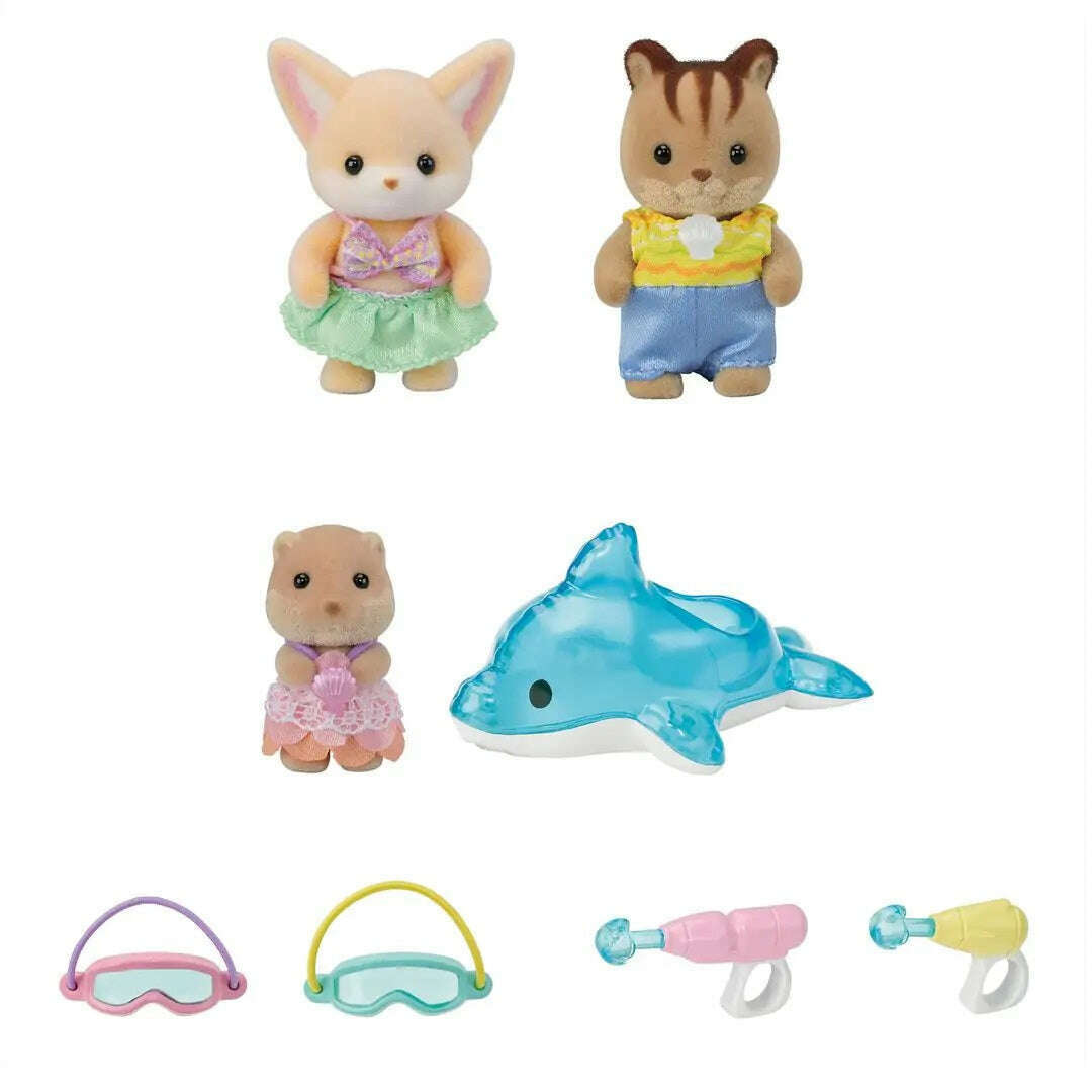 Toys N Tuck:Sylvanian Families Nursery Friends Pool Fun Trio,Sylvanian Families