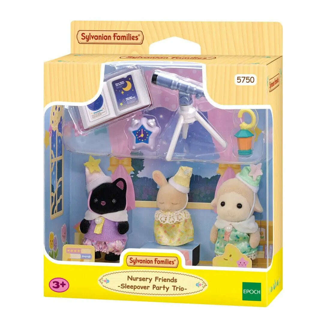 Toys N Tuck:Sylvanian Families Nursery Friends Sleepover Party Trio,Sylvanian Families