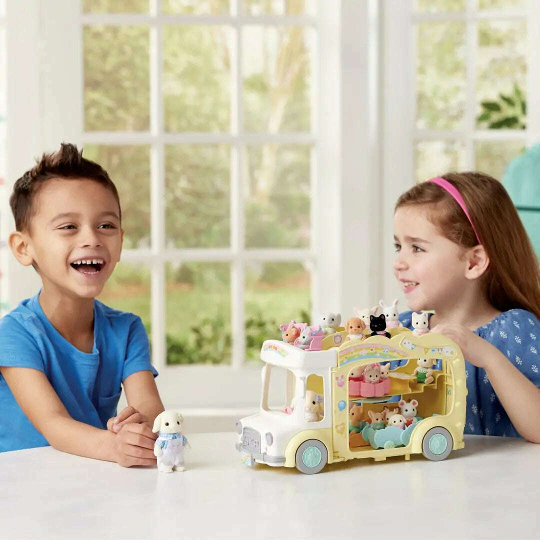 Sylvanian Families Rainbow Fun Nursery Bus – Toys N Tuck
