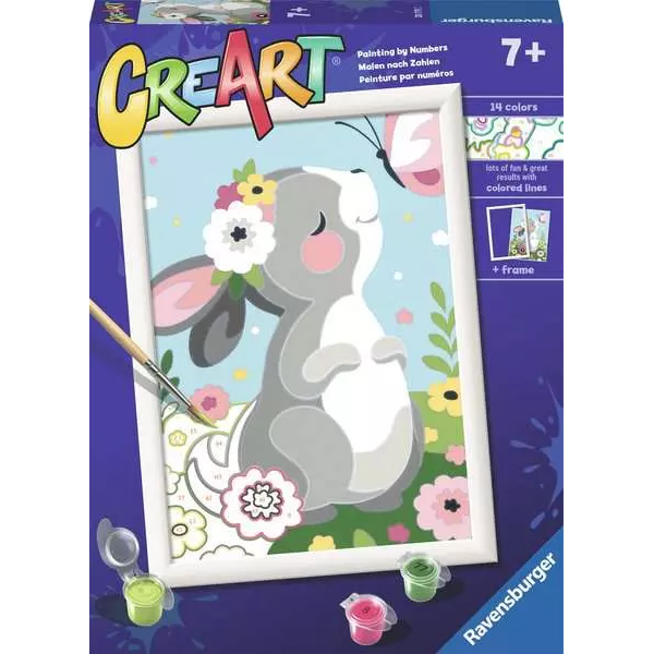 Toys N Tuck:CreArt - Paint By Numbers - Beautiful Bunny,Ravensburger CreArt