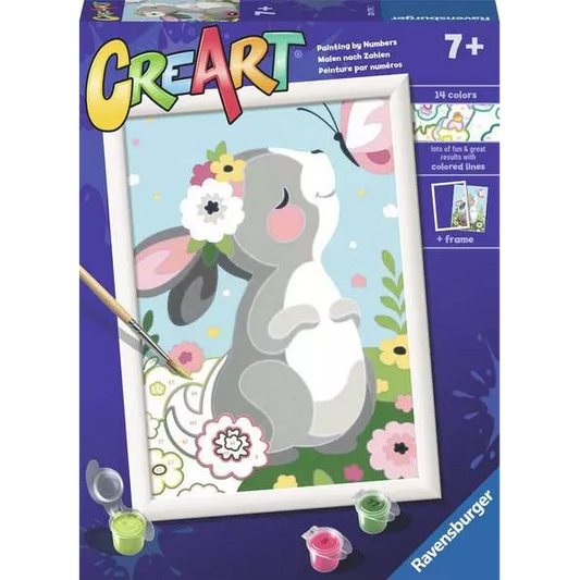 Toys N Tuck:CreArt - Paint By Numbers - Beautiful Bunny,Ravensburger CreArt