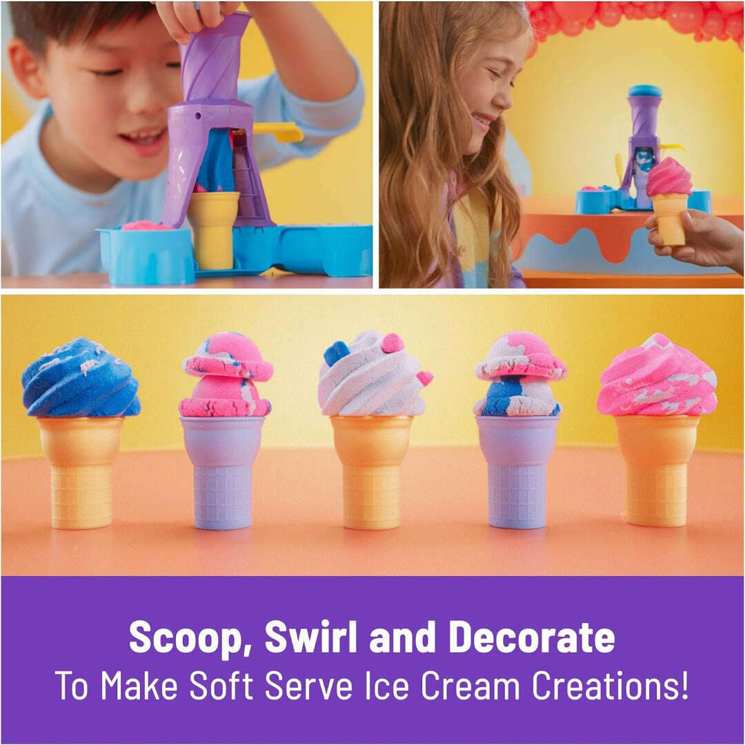 Toys N Tuck:Kinetic Sand Soft Serve Station,Kinetic Sand