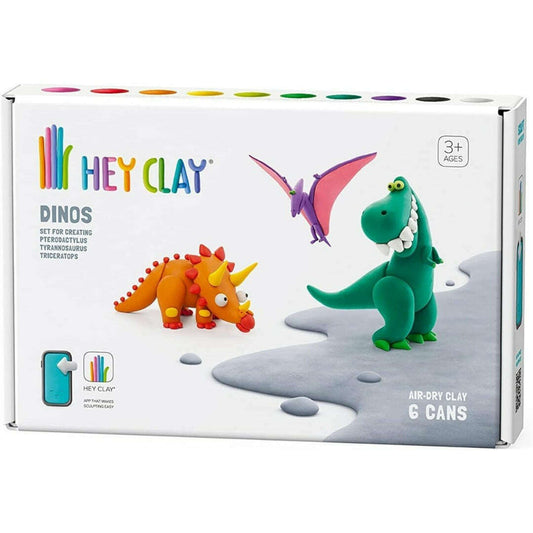 Toys N Tuck:Hey Clay 3 Pack - Dinos,Hey Clay