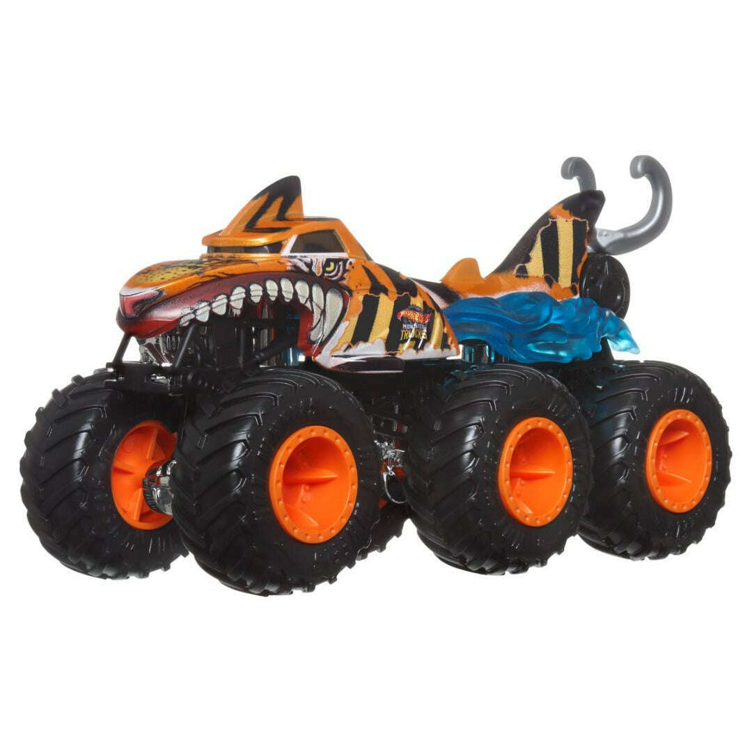 Toys N Tuck:Hot Wheels Monster Trucks Big Rigs - Tiger Shark,Hot Wheels