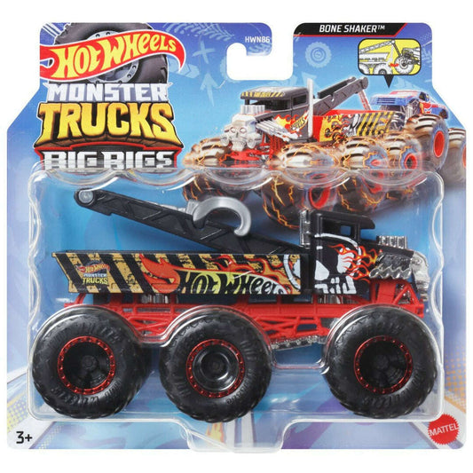 Toys N Tuck:Hot Wheels Monster Trucks Big Rigs - Bone Shaker,Hot Wheels