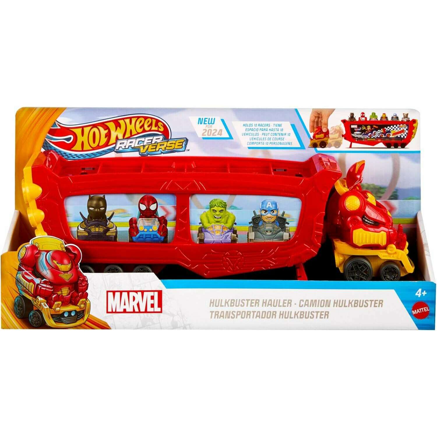 Toys N Tuck:Hot Wheels Racer Verse Marvel Hulkbuster Hauler,Hot Wheels