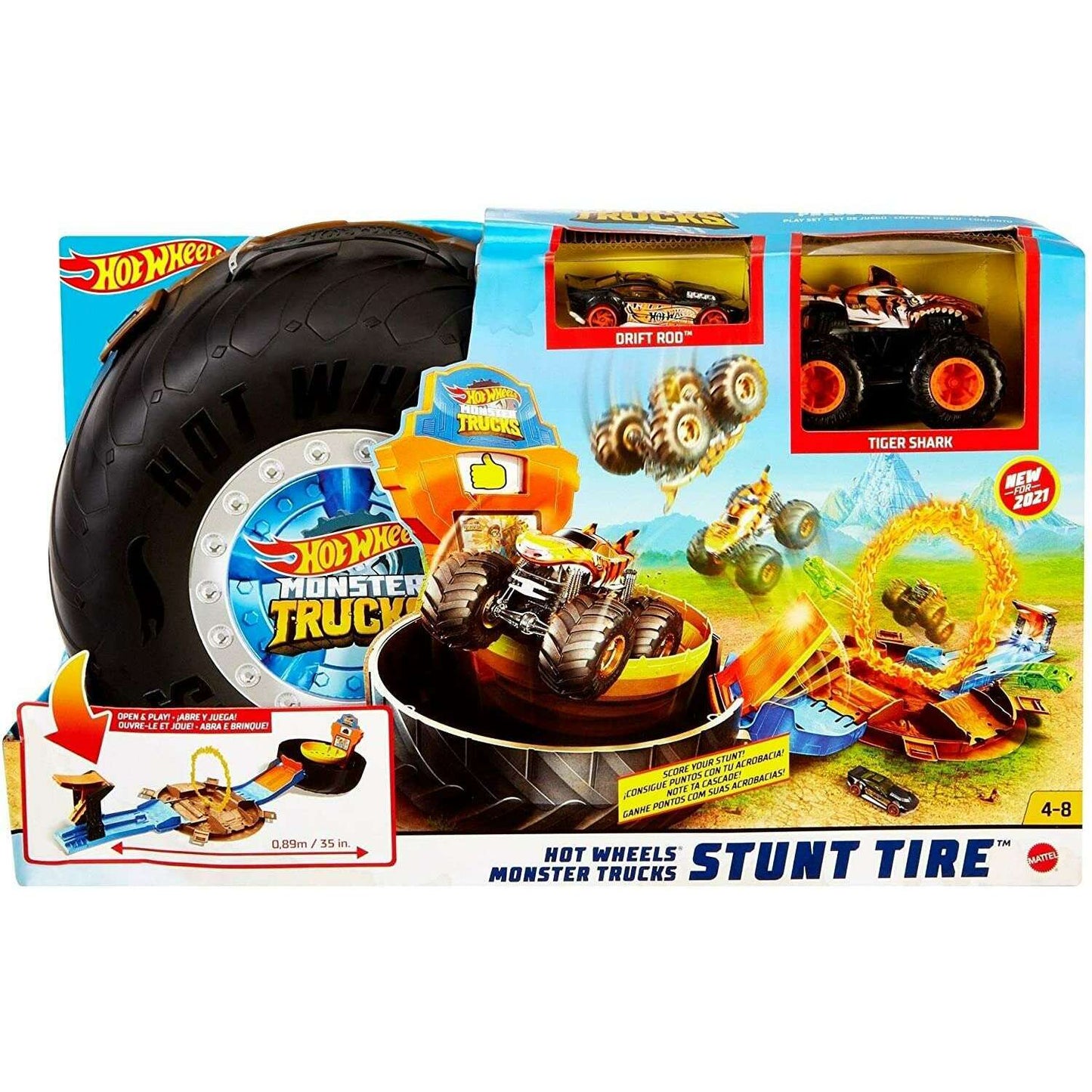 Toys N Tuck:Hot Wheels Monster Trucks Stunt Tire,Hot Wheels