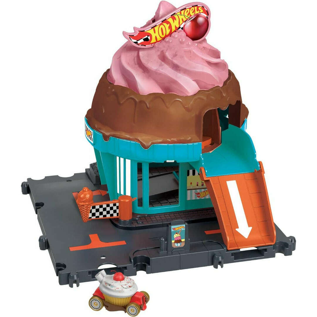 Toys N Tuck:Hot Wheels City Downtown Ice Cream Swirl,Hot Wheels