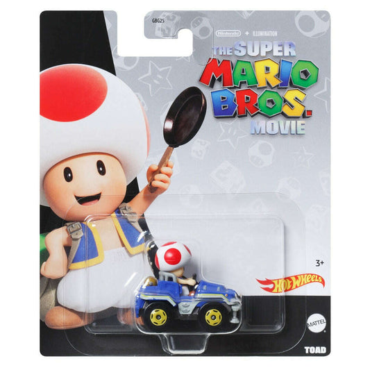 Toys N Tuck:Hot Wheels The Super Mario Bros Movie - Toad,Hot Wheels