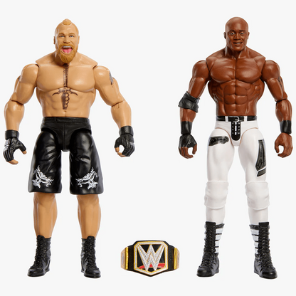 Toys N Tuck:WWE Action Figure - Championship Showdown Series #16 - Brock Lesnar vs Bobby Lashley,WWE