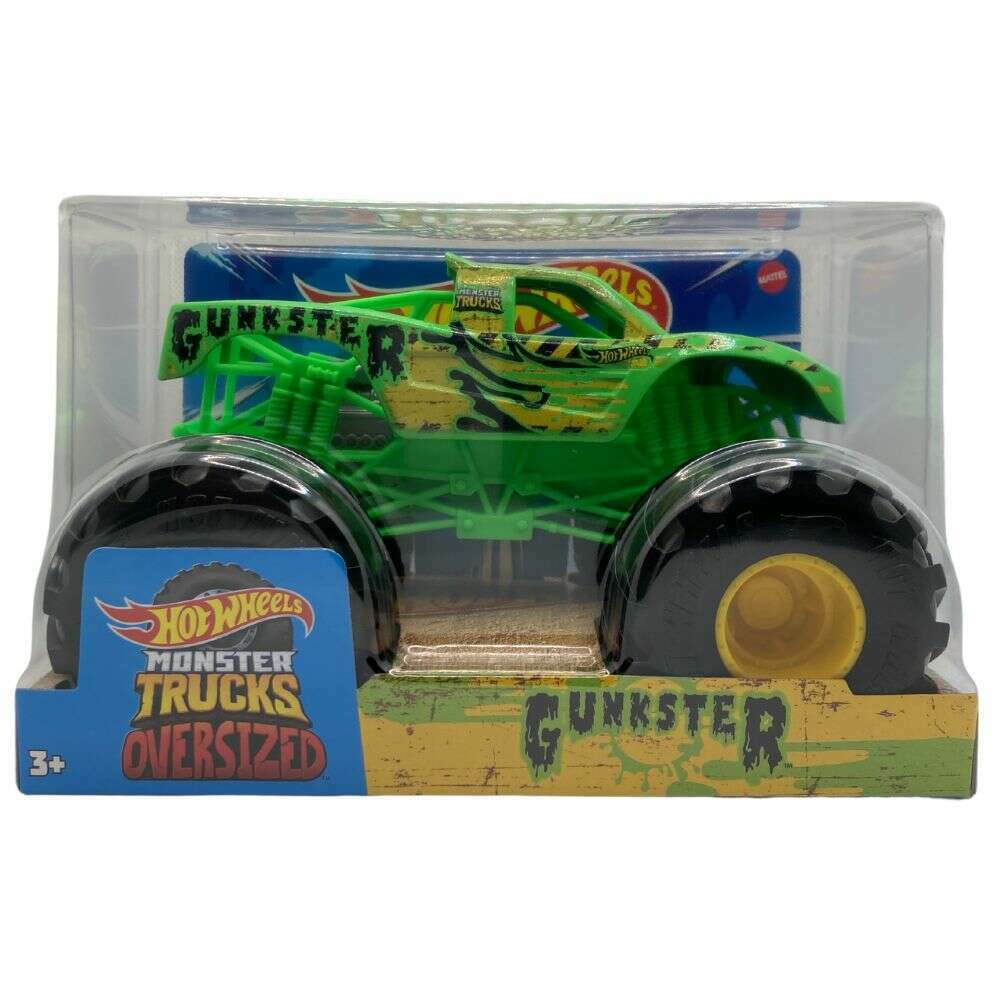 Toys N Tuck:Hot Wheels Monster Trucks Oversized - Gunkster,Hot Wheels