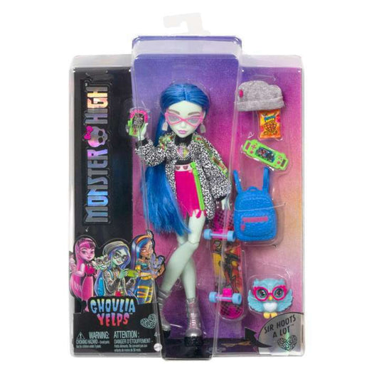 Toys N Tuck:Monster High Ghoulia Yelps with Sir Hoots-A-Lot,Monster High
