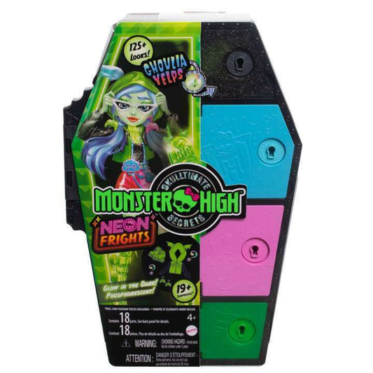 Toys N Tuck:Monster High Skulltimate Secrets Neon Frights Ghoulia Yelps Doll,Monster High