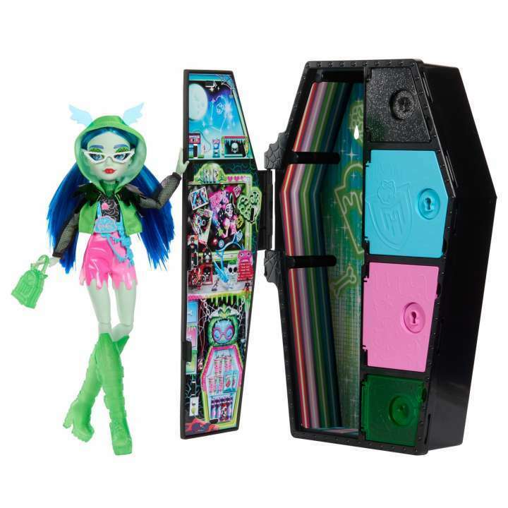 Toys N Tuck:Monster High Skulltimate Secrets Neon Frights Ghoulia Yelps Doll,Monster High