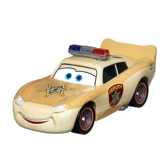 Toys N Tuck:Disney Pixar Cars 1:55 Die Cast - Lightning McQueen Deputy Hazzard,Disney