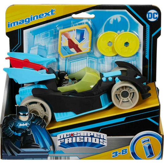 Toys N Tuck:Imaginext DC Super Friends Bat-Tech Racing Batmobile,DC
