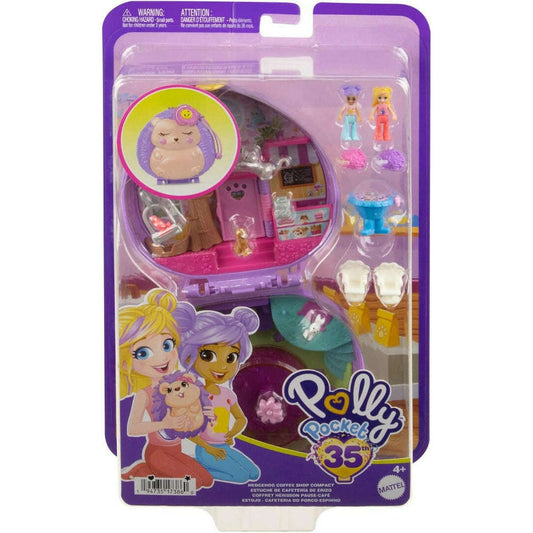 Toys N Tuck:Polly Pocket Hedgehog Coffee Shop Compact,Polly Pocket