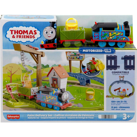 Toys N Tuck:Thomas & Friends Motorized Paint Delivery Set,Thomas