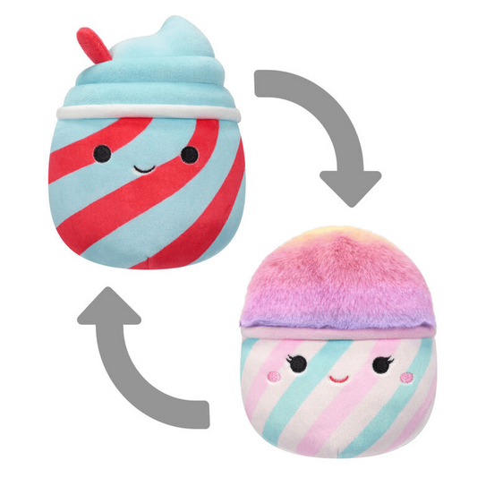 Toys N Tuck:Squishmallows Flip A Mallows 5 Inch Plush - Tucker And Bevin,Squishmallows