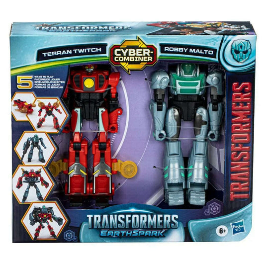 Toys N Tuck:Transformers EarthSpark Cyber Combiner Terran Twitch and Robby Malto,Transformers