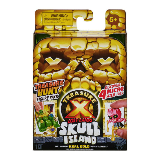 Toys N Tuck:Treasure X Lost Lands Skull Island Treasure Hunt Figure Pack,Treasure X