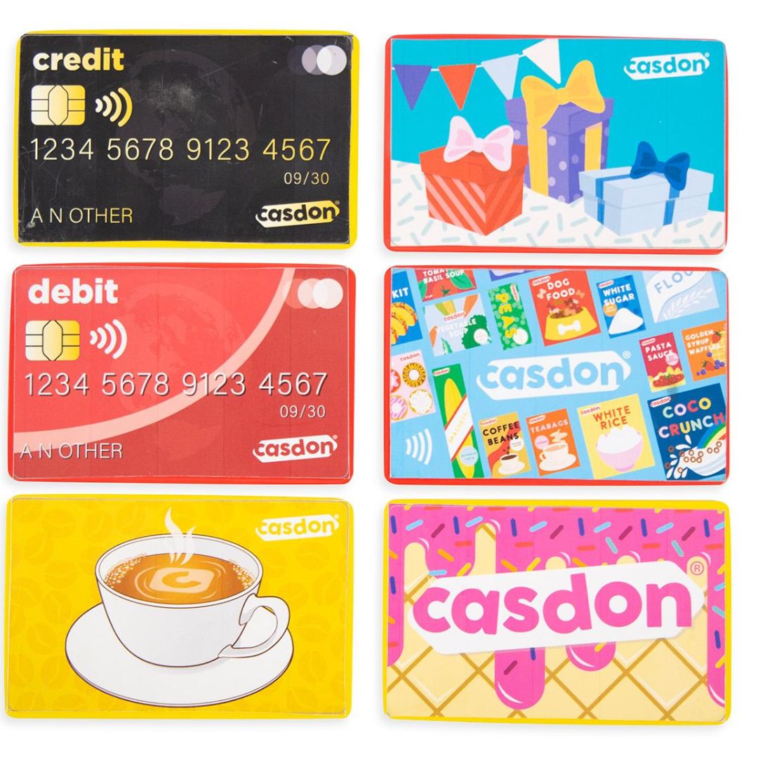 Casdon Play Money & Cards