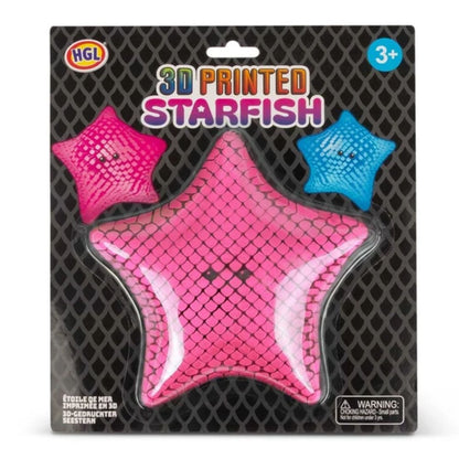 Pink 3D Printed Starfish