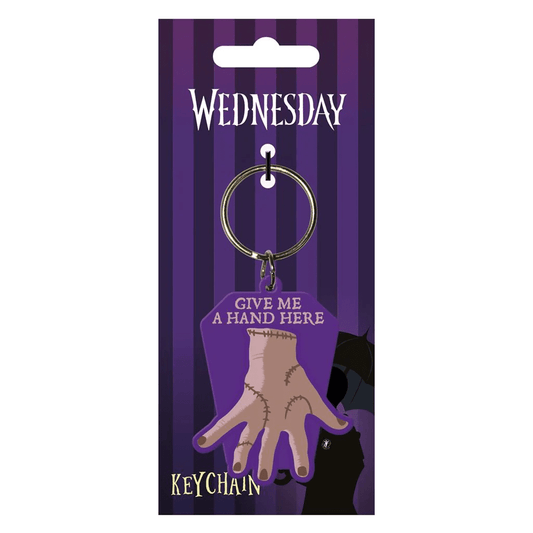 Toys N Tuck:Rubber Keychain - Wednesday (Give Me A Hand),Wednesday