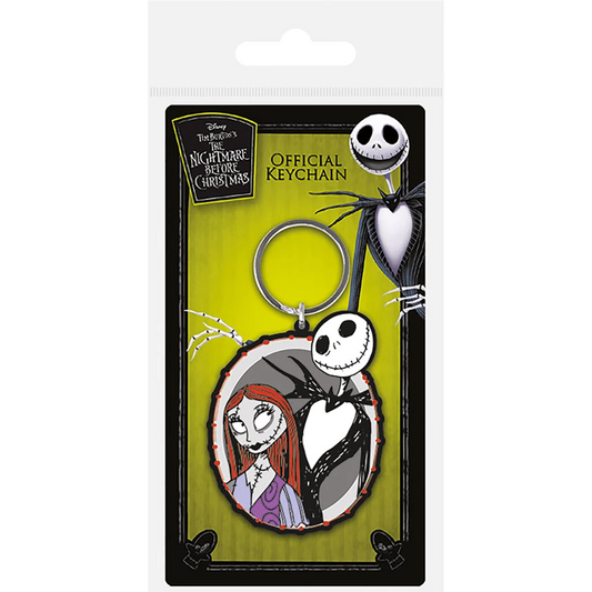 Toys N Tuck:Rubber Keychain - Nightmare Before Christmas (Jack & Sally),The Nightmare Before Christmas