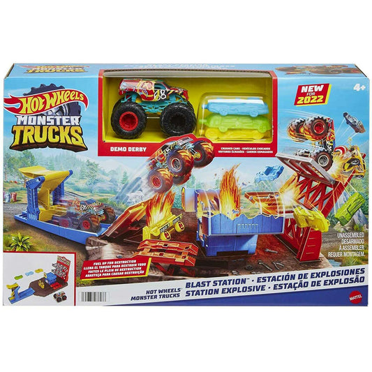 Toys N Tuck:Hot Wheels Monster Trucks Demo Derby Blast Station,Hot Wheels