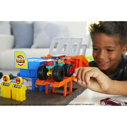 Toys N Tuck:Hot Wheels Monster Trucks Demo Derby Blast Station,Hot Wheels