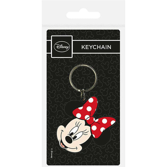 Toys N Tuck:Rubber Keychain - Minnie Mouse (Head),Disney