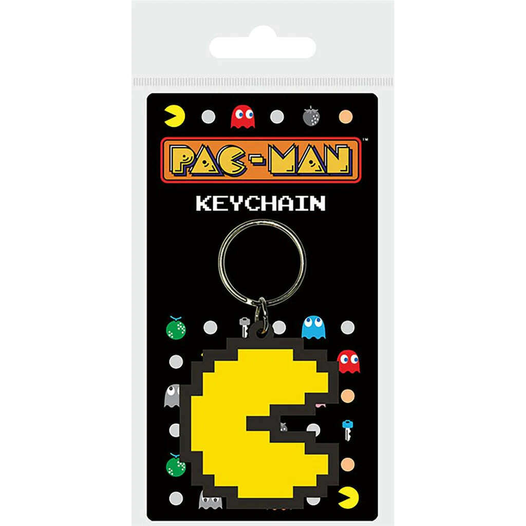 Toys N Tuck:Rubber Keychain - Pac-Man (Pixel),Pac-Man