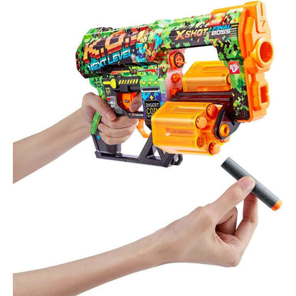 Toys N Tuck:X Shot Skins Battle Pack - 4 Blasters with 48 Darts,X Shot