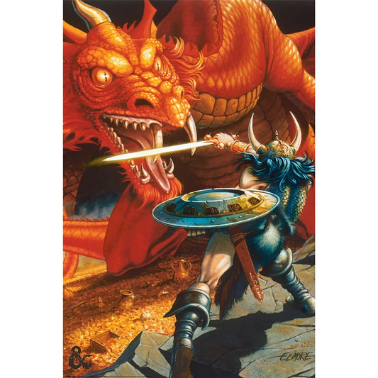 Toys N Tuck:Maxi Posters - Dungeons & Dragons (Classic Red Dragon Battle),Dungeons