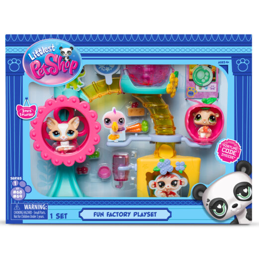 Toys N Tuck:Littlest Pet Shop Fun Factory Playset,Littlest Pet Shop