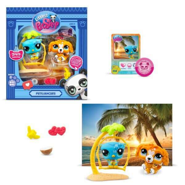 Toys N Tuck:Littlest Pet Shop Petfluencer Sunset Pals,Littlest Pet Shop