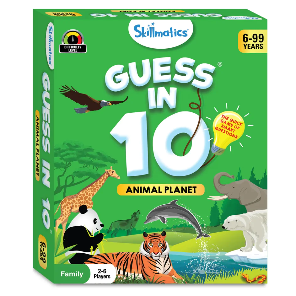 Toys N Tuck:Skillmatics Guess in 10 - World Of Animals,Skillmatics