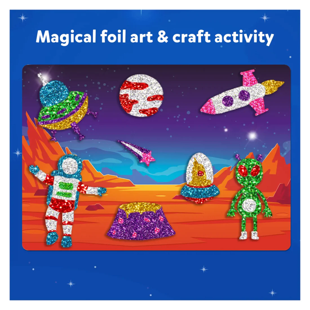 Toys N Tuck:Skillmatics Foil Fun - Up In Space,Skillmatics