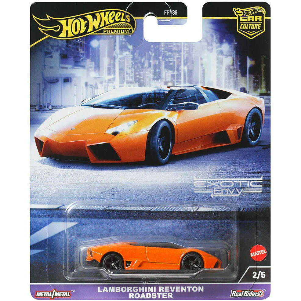 Toys N Tuck:Hot Wheels Car Culture Exotic Envy Lamborghini Reventon Roadster (2/5) HKC76,Hot Wheels